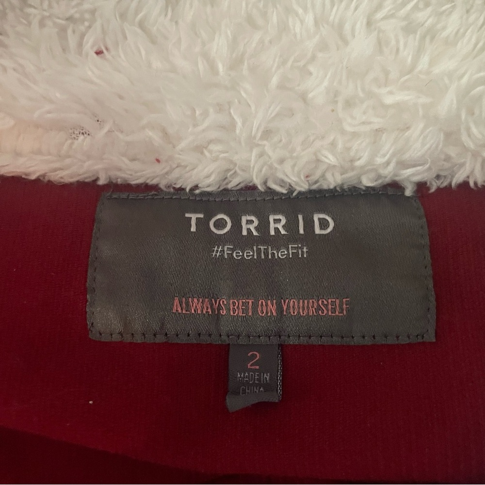 Torrid Vintage Style Corduroy Jacket pins not included - Picture 3 of 5